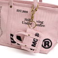 Pink Washed Canvas Utility Tote Bag-3