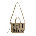 Olive Washed Canvas Utility Tote Bag