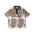 MCCCVII Cowhide Patterned Sport Polo Shirt