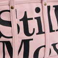 Pink Washed Canvas Utility Tote Bag-4