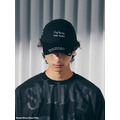 Black Handwritten Slogan Graphic Sports Cap-7