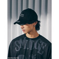 Black Handwritten Slogan Graphic Sports Cap-8