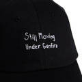 Black Handwritten Slogan Graphic Sports Cap-2