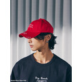 Red Handwritten Slogan Graphic Sports Cap-8