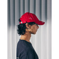 Red Handwritten Slogan Graphic Sports Cap-9
