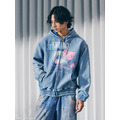 REMAKE Mix Print Graphic Hoodie-10