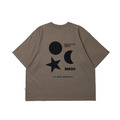 Khaki S.M.S Graphic Tee-1