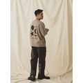 Khaki S.M.S Graphic Tee-6