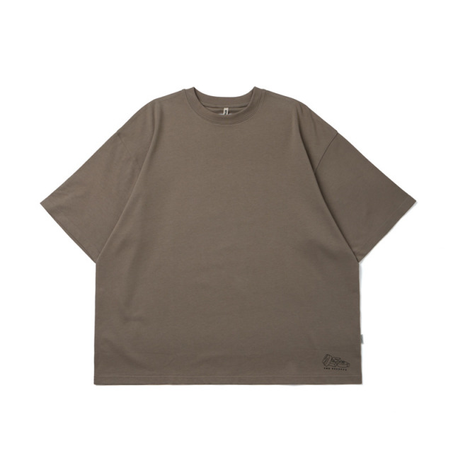 Khaki S.M.S Graphic Tee
