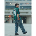 Green Football Jersey Shirt-6