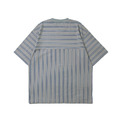 Grey Striped Tee-1