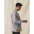 Grey Striped Tee-4