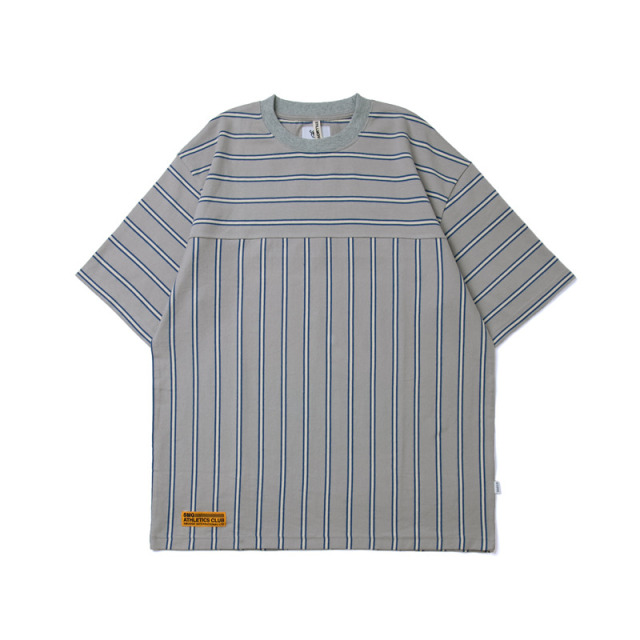 Grey Striped Tee