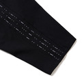 Black Code Pattern Sports Tee-4