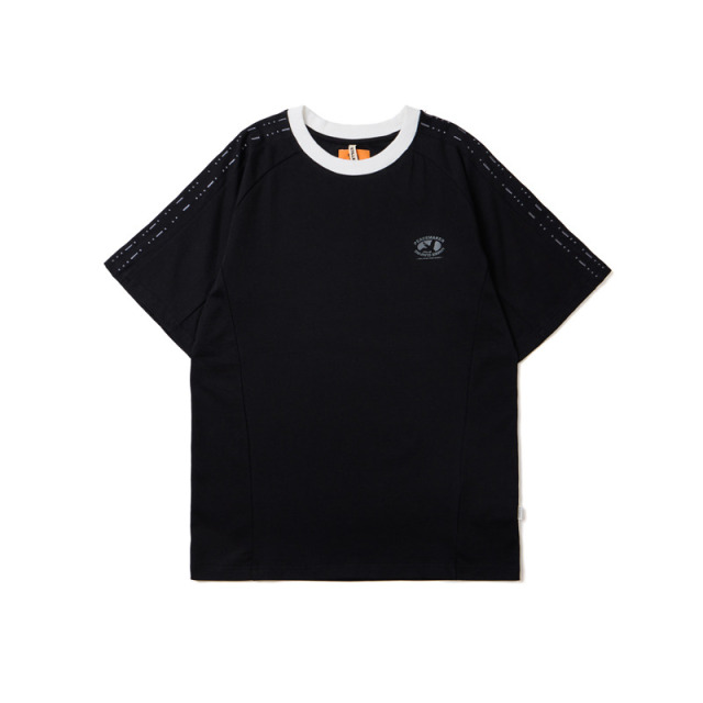 Black Code Pattern Sports Tee