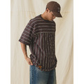 Brown Striped Tee-4
