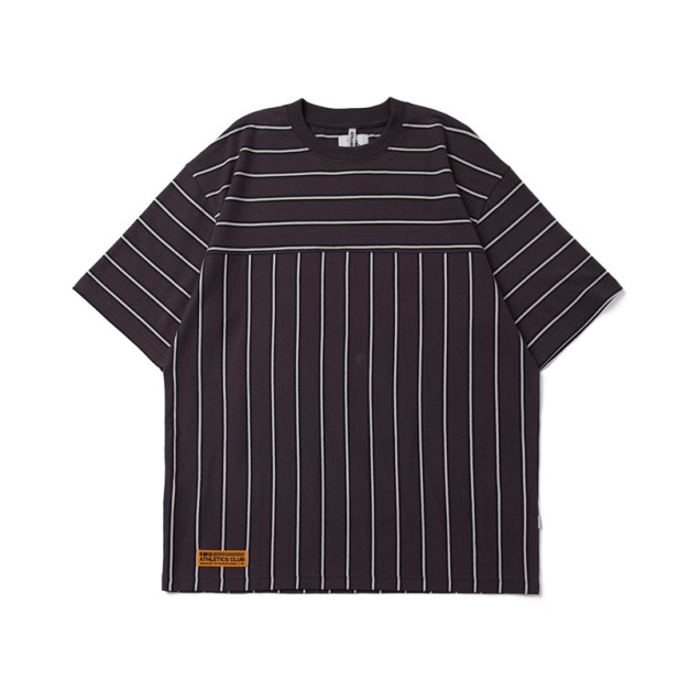 Brown Striped Tee
