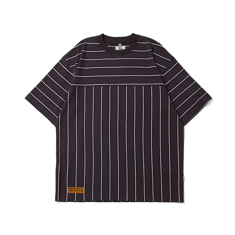Brown Striped Tee