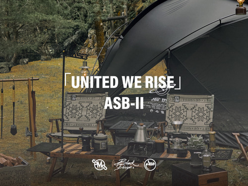 ASB-II / AES x SMG x BLACK DESIGN ⁣⁣2022 - 2023 COLLABORATION 「UNITED WE RISE」⁣