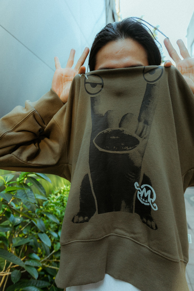 SMG ARMY 穿搭特輯/2022 FW - How r ya Sweatshirt(Olive/Grey)