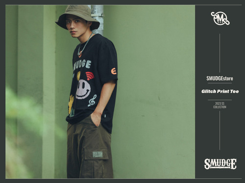 SMG ARMY 穿搭特輯/2023 SS - Colorful Glitch Print Tee