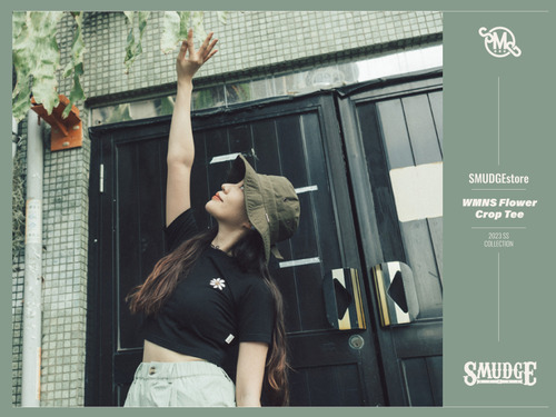 SMG ARMY 穿搭特輯/2023 SS - WMNS Flower Crop Tee