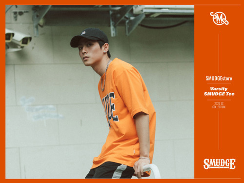 SMG ARMY 穿搭特輯/2023 SS - Varsity SMUDGE Tee (Orange/Green)