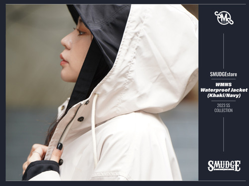SMG ARMY 穿搭特輯/2023 SS - WMNS Waterproof Jacket(Khaki/Navy)