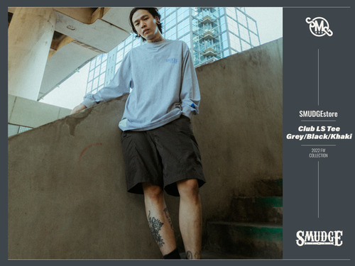 SMG ARMY 穿搭特輯/2022 FW - Club LS Tee(Grey/Black/Khaki)