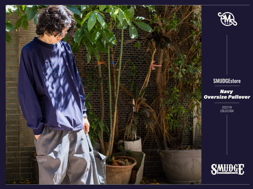 SMG ARMY 穿搭特輯/2022 FW - Navy Oversize Pullover