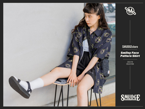 SMG ARMY 穿搭特輯/2022 FW - Smiley Face Pattern Shirt