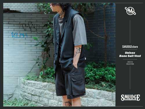 SMG ARMY 穿搭特輯/2022 SS - Unisex Bone Suit Vest