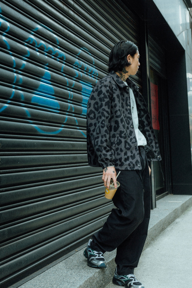 SMG ARMY 穿搭特輯/2023 SS - Leopard Print Coach Jacket