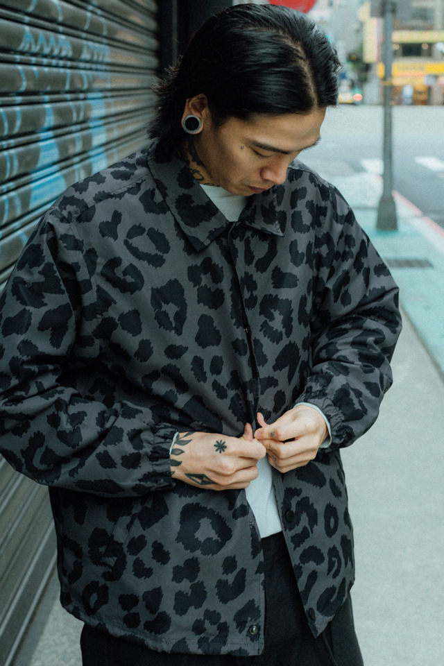 SMG ARMY 穿搭特輯/2023 SS - Leopard Print Coach Jacket