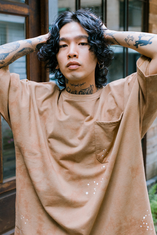 SMG ARMY 穿搭特輯/2023 SS - Brown Tie Dye Pocket Tee