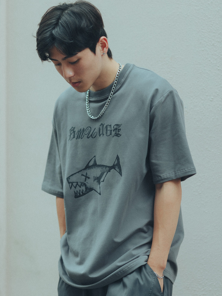 SMG ARMY 穿搭特輯/2023 SS - Shark Graphic Tee
