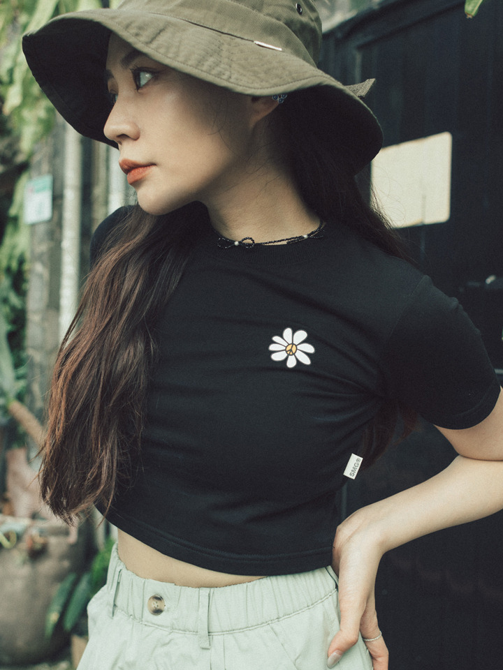 SMG ARMY 穿搭特輯/2023 SS - WMNS Flower Crop Tee