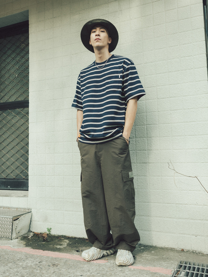 SMG ARMY 穿搭特輯/2023 SS - Stripe Pocket Tee