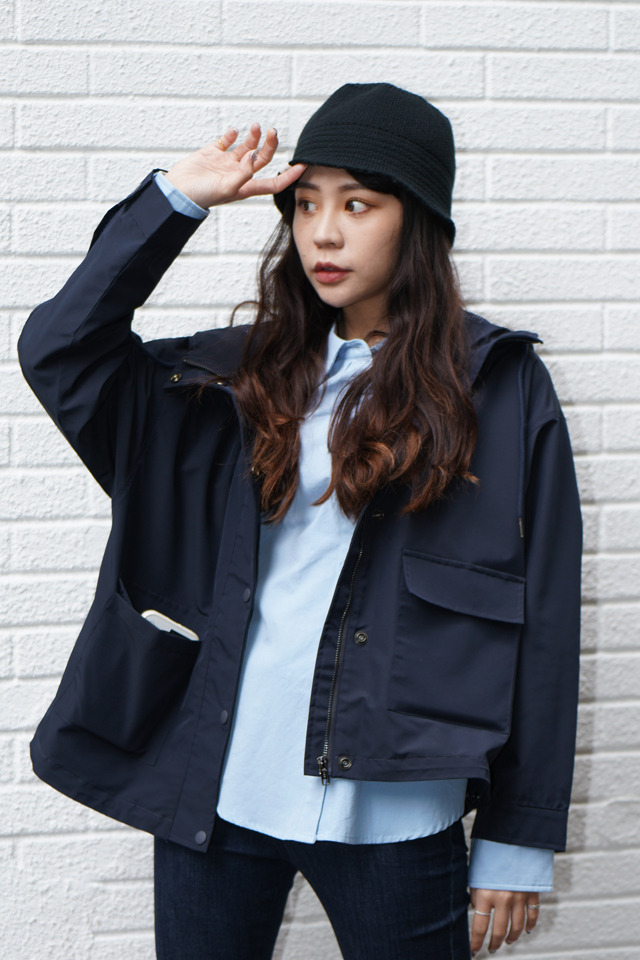 SMG ARMY 穿搭特輯/2023 SS - WMNS Waterproof Jacket(Khaki/Navy)
