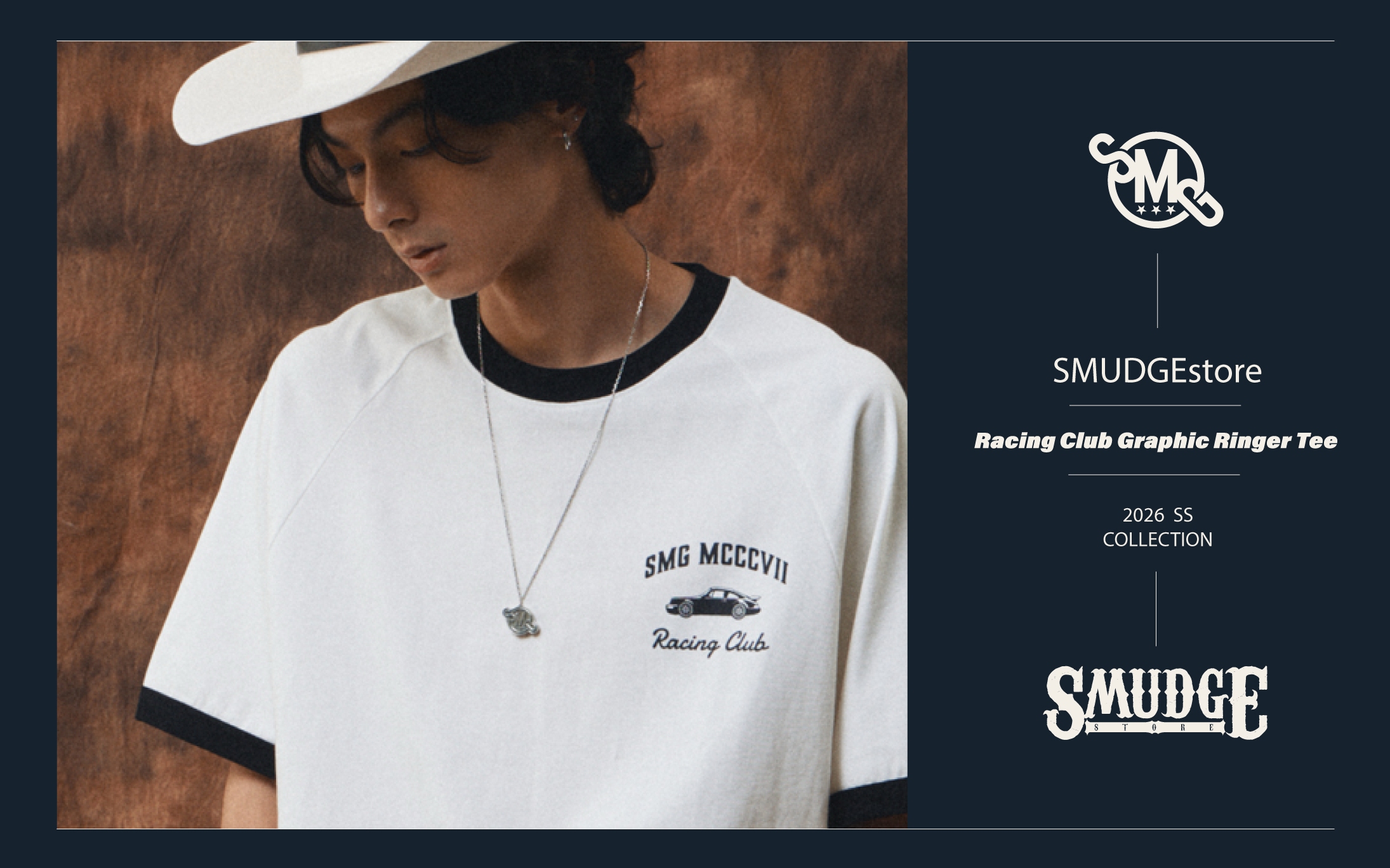 Team SMG 穿搭特輯/2026 SS - Racing Club Graphic Raglan Ringer Tee