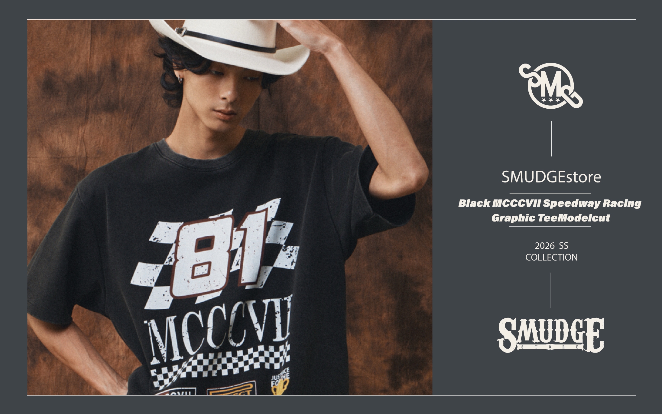 Team SMG 穿搭特輯/2026 SS - MCCCVII Speedway Racing Graphic Tee