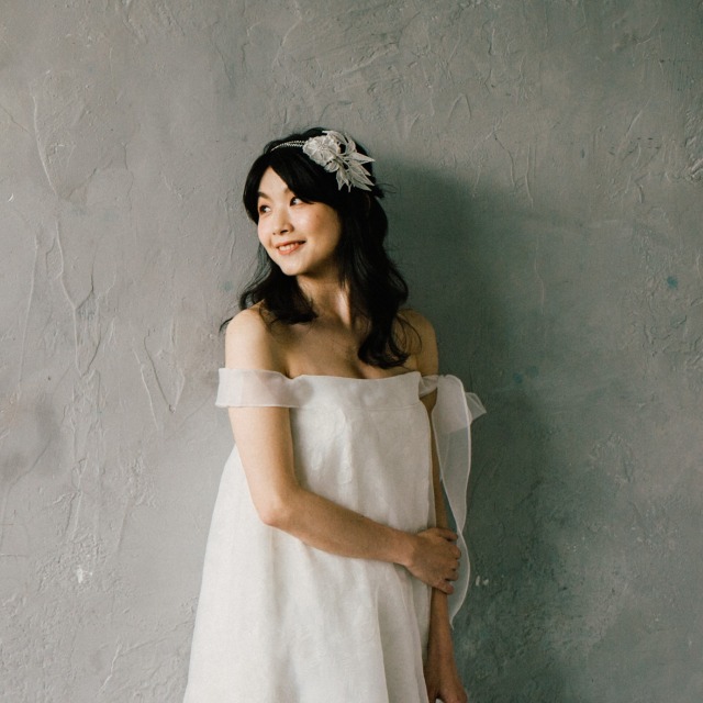 經典蕾絲玫瑰鑽飾髮箍-Evangeline
