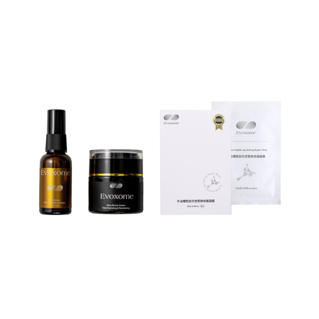 肌研臻萃外泌體蜜泌逆齡禮盒+胜肽抗老緊緻修護面膜