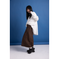 [KRNK] 茜｜AKANE (預購) 深褐垂墜裙褲-3