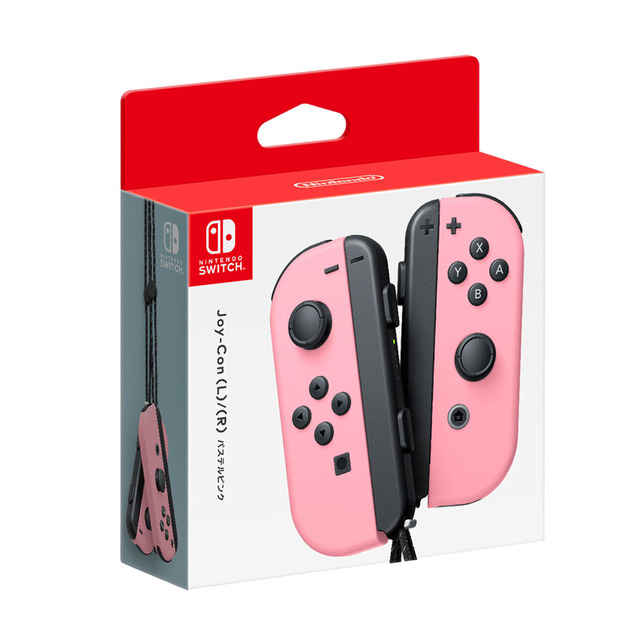 NS Joy-Con (L)/(R) 控制器組 淡雅粉紅