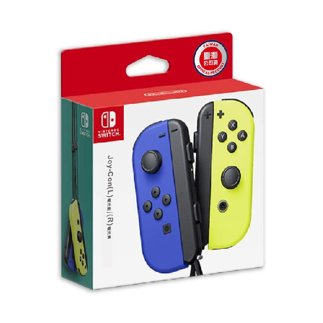 NS Joy-Con (L)/(R) 控制器組 藍／電光黃