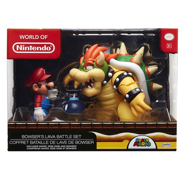 NS JAKKS Pacific 超級瑪利歐系列 瑪利歐 VS 庫巴 對戰套組