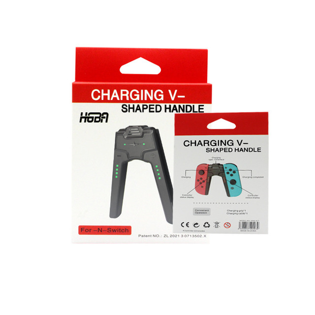 NS 副廠 Joy-Con 無線控制器專用充電握把 黑（HGBA）