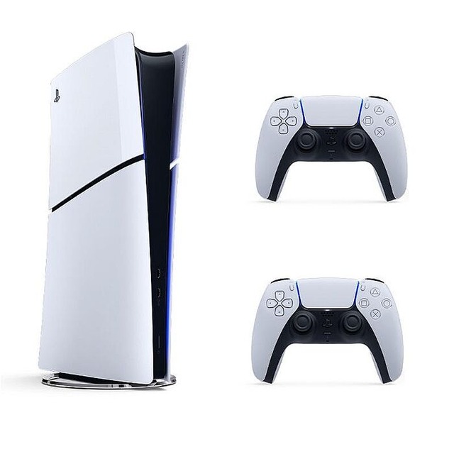 PS5 Slim 主機 數位版 雙 DualSense 無線控制器同捆組