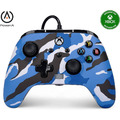 XBS XBOX PowerA 增強款有線控制器 迷彩藍（Micro USB 版）